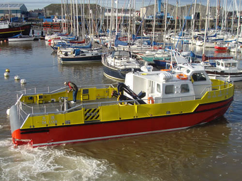 Barca professionale nave antinquinamento - ALN 094 ‘SHI HUA GANG YI HAO’ - Alnmaritec - catamarano / entrobordo a idrogetto