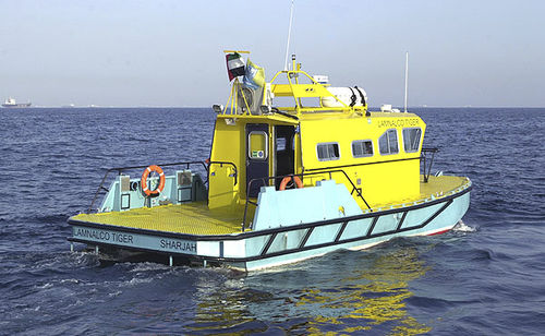 Barca professionale patrol boat - ALN 034 ‘Lamnalco Tiger’ - Alnmaritec - catamarano / entrobordo a idrogetto / in alluminio