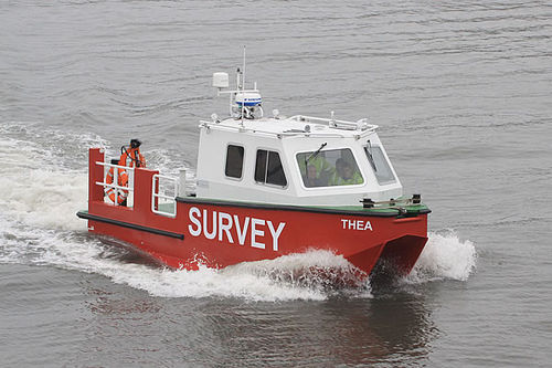 Barca professionale nave idrografica - ALN 163 ‘Thea’ - Alnmaritec - entrobordo