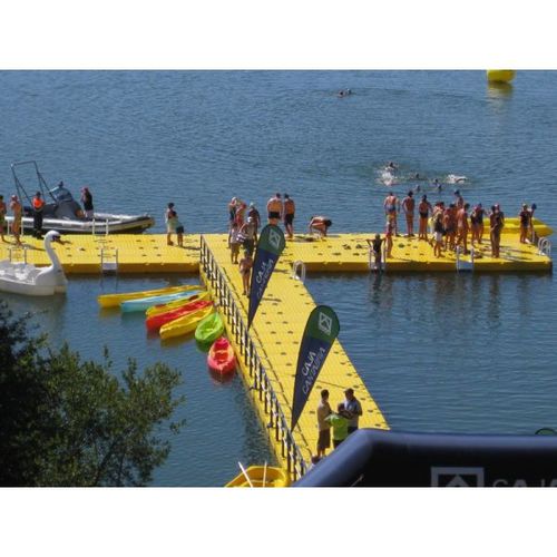 Pontile galleggiante - AVENTURAS AQUATICAS - LA NORIA - di ormeggio / per marina / in polietilene