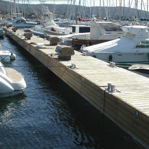 Pontile galleggiante - SAINT-TROPEZ - Metalu Industries International - di ormeggio / per marina / per porto