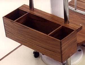 Cassa di stoccaggio per barca - Wheel Mounted - TeakFlex - in legno