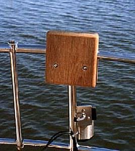 Supporto motore per barca - Mount - TeakFlex - per pulpito di poppa