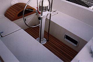 Rivestimento per ponte per pozzetto - Slatted - TeakFlex - in teak