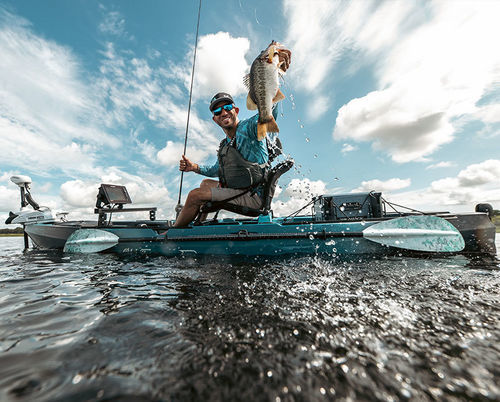Kayak sit-on-top - Sportsman 120 PRO - Old Town - da caccia / da pesca / per adulto
