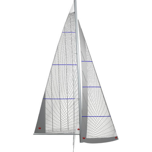 Randa - SOLANO - ELVSTRØM SAILS - fiocco su avvolgitore / per barca a vela da crociera / per barca a vela da spedizione