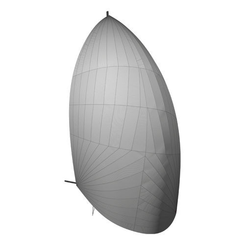Spinnaker asimmetrico - ZONDA - ELVSTRØM SAILS - per barca a vela da competizione / taglio radiale / in nylon