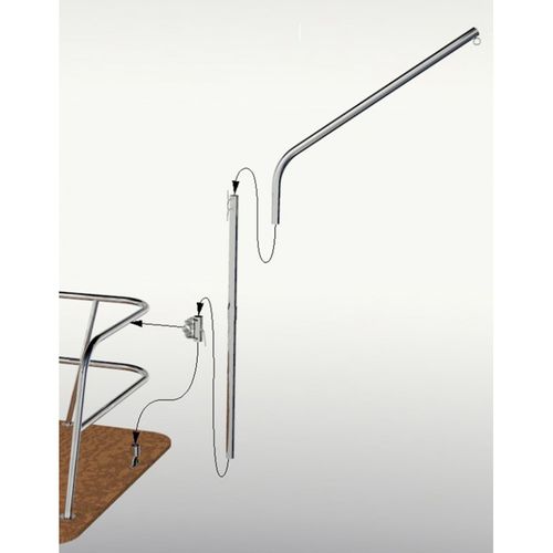 Gruetta per barca a vela - 31-MAT-01 - INOX MARINE INNOVATION - manuale / girevole