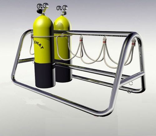 Rastrelliera bombole - 91-PRO - INOX MARINE INNOVATION
