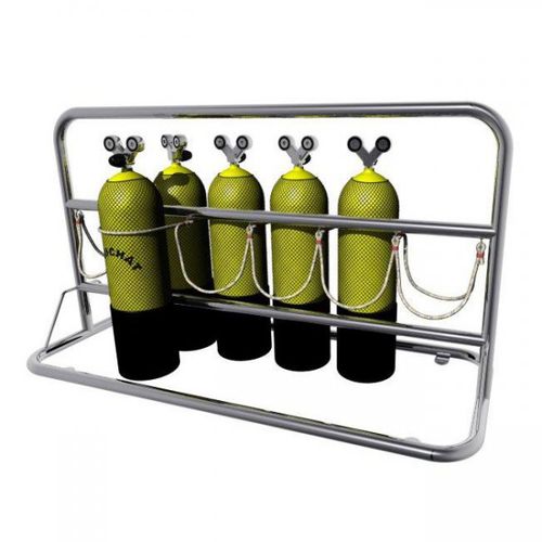 Rastrelliera bombole - 90-ST - INOX MARINE INNOVATION