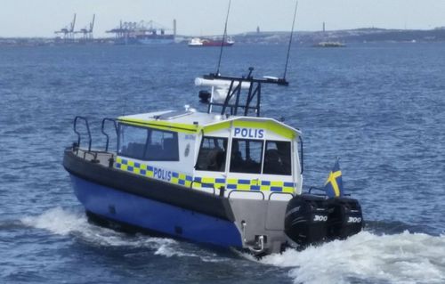 Barca professionale patrol boat - 100 MFC - Vector ProBoat AB - entrobordo a idrogetto / entrofuoribordo / fuoribordo