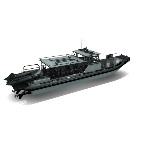 Barca professionale patrol boat - MRCD1500 - Madera Ribs - entrobordo / gommone semirigido