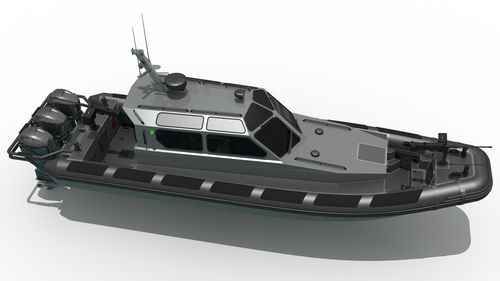 Barca professionale patrol boat - MRC1150 - Madera Ribs - fuoribordo / gommone semirigido