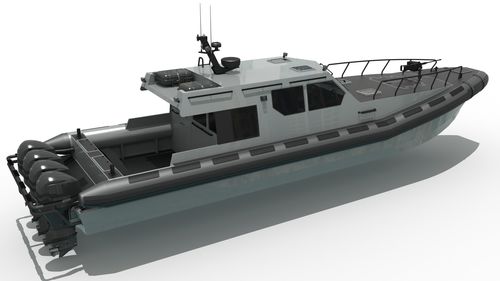 Barca professionale patrol boat - MRC1500 - Madera Ribs - fuoribordo / gommone semirigido