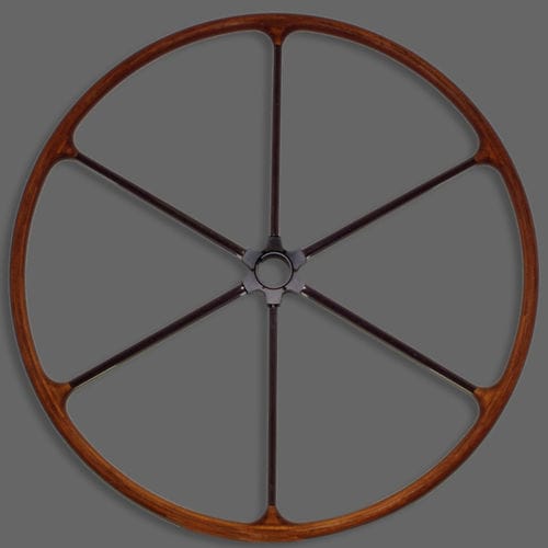 Ruota del timone per barca a vela - TCE-Engineering - in teak / in carbonio / racing