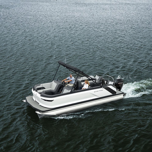 Pontoon boat fuoribordo - 24 MAX - Manitou Pontoon Boats - tri-tube / open / con console laterale