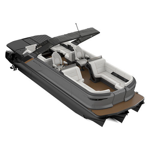 Pontoon boat fuoribordo - EXPLORE 24 MAX NAVIGATOR - Manitou Pontoon Boats - bimotore / tri-tube / open