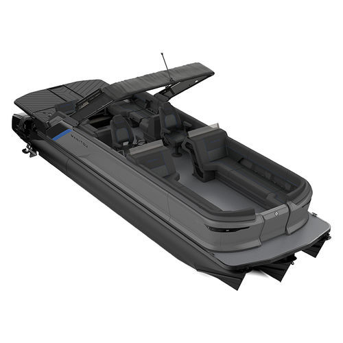 Pontoon boat fuoribordo - EXPLORE 26 MAX NAVIGATOR - Manitou Pontoon Boats - bimotore / tri-tube / open