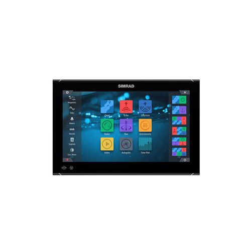 Schermo per barca - NSO evo3 - Simrad Yachting - sistema di navigazione / per sonar / touch screen