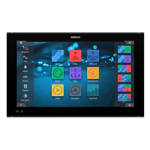 Schermo per barca - NSO evo3 - Simrad Yachting - sistema di navigazione / per sonar / radar
