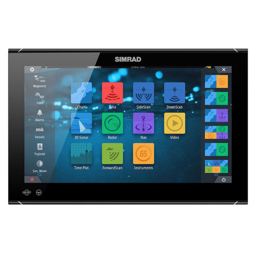 Schermo per barca - NSO evo3S - Simrad Yachting - sistema di navigazione / di controllo / per sonar