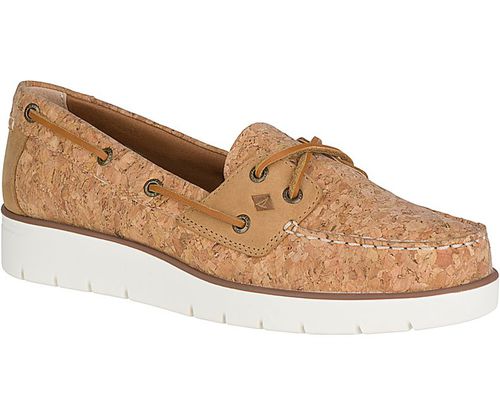 Calzature di bordo - AZUR CORK  - Sperry Top Sider - per donna / in pelle