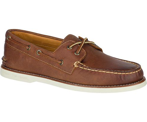 Calzature di bordo - GOLD CUP AUTHENTIC ORIGINAL CROSS LACE  - Sperry Top Sider - per uomo / in pelle