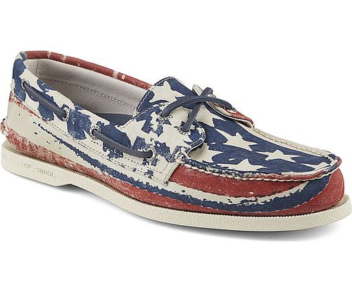 Calzature di bordo - AUTHENTIC ORIGINAL STARS AND STRIPES  - Sperry Top Sider - per uomo / in pelle