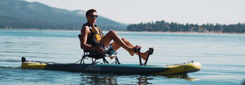 Kayak sit-on-top - MIRAGE ITREK 11 - Hobie Kayak - gonfiabile / da turismo / da mare