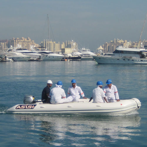 Gommone fuoribordo - 6 M - ASIS BOATS - pieghevole / open / di salvataggio
