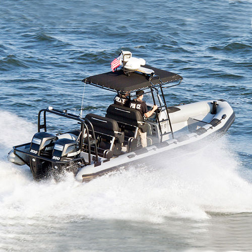 Barca professionale patrol boat - 8.0 M - ASIS BOATS - barca di salvataggio / barca di supporto per immersioni / fuoribordo
