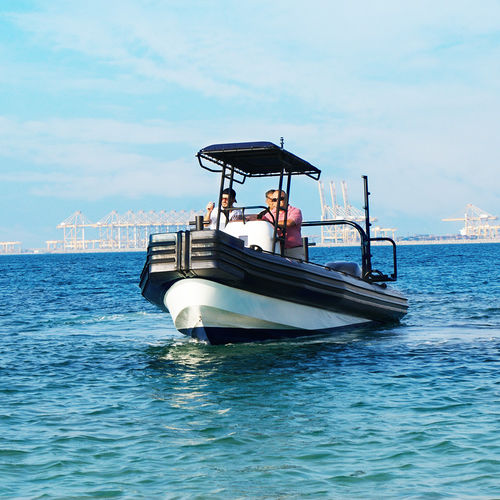 Barca professionale barca di salvataggio - 8.5 M - ASIS BOATS - barca di supporto per immersioni / fuoribordo / in fibra di vetro
