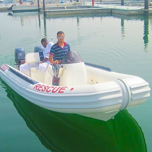 Barca professionale patrol boat - 5.5 M - ASIS BOATS - barca di salvataggio / fuoribordo / in fibra di vetro