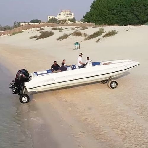 Gommone anfibio - 9.5 M Beachlander - ASIS BOATS - fuoribordo / bimotore / semirigido