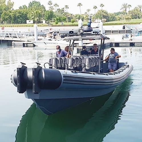 Barca professionale patrol boat - 11 M Full Tube - ASIS BOATS - fuoribordo / in alluminio / semirigida