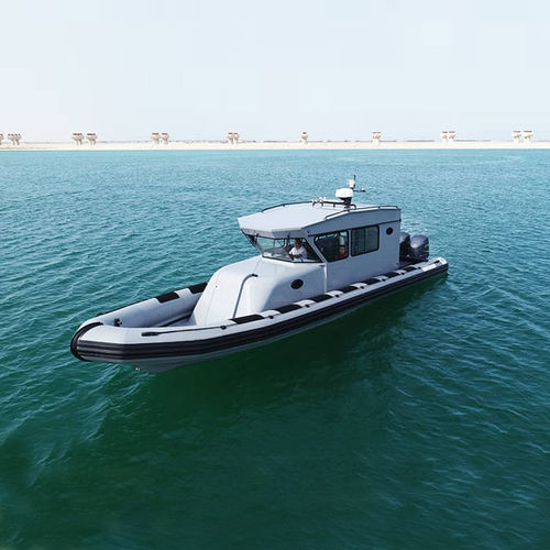 Gommone fuoribordo - 12 M - ASIS BOATS - trimotore / RHIB / con cockpit chiuso