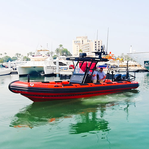 Gommone fuoribordo - 9.5 M - ASIS BOATS - RHIB / di salvataggio / in fibra di vetro