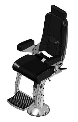 Sedile pilota - 500NH-V5 - STIDD SYSTEMS - per barca / con braccioli / regolabile