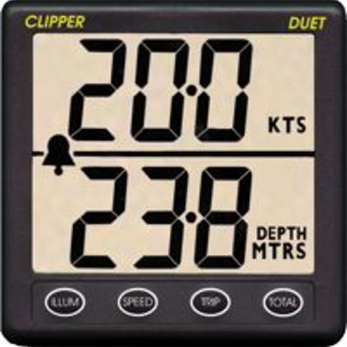 Display per barca - Clipper Duet - Nasa Marine - per barca a vela / di velocità / di profondità