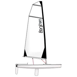 Deriva singola - Benji 380 XC2 - Gehull centreboards - skiff / da regata / da turismo