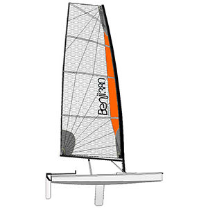 Deriva singola - Benji 380 R2 Trophy master - Gehull centreboards - skiff / da regata / da turismo