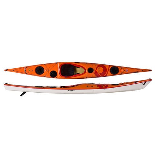 Kayak surf - Aries 155 - P&H Sea Kayaks - da mare / per adulto / monoposto