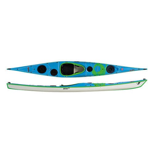 Kayak surf - Aries 150 - P&H Sea Kayaks - da mare / per adulto / monoposto