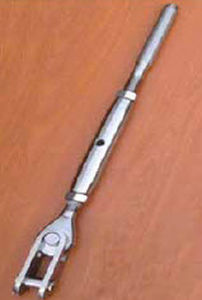 Arridatoio a cassa aperta - Garelli - con forcella articolata / crimpabile / per sartiame in tondino