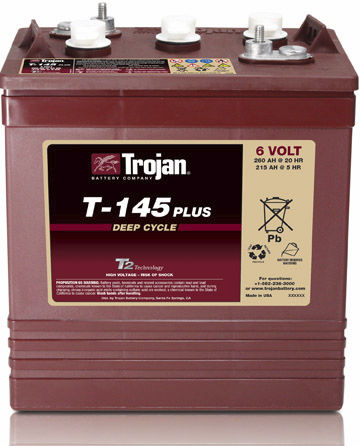 Batteria marina - T-145 PLUS - Trojan Battery Company - 6 V / piombo / deep cycle