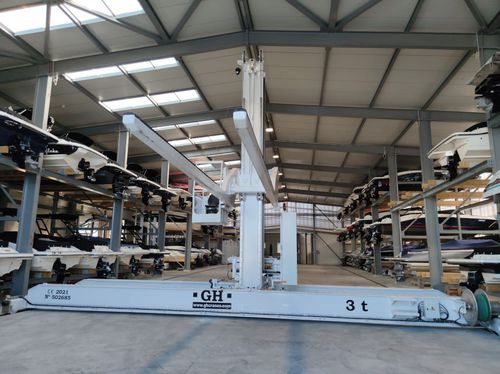 Ascensore per barche - Floor-mounted - GH Cranes & Components - sistema a rotaia