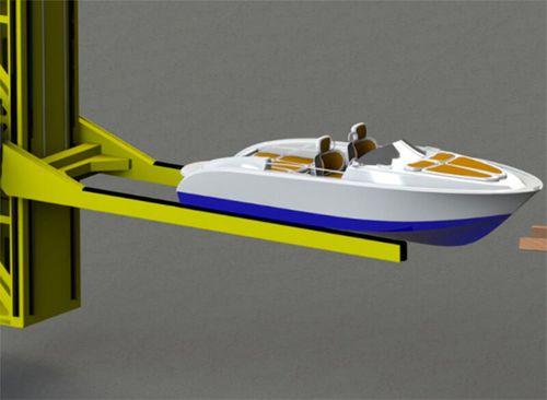 Ascensore per stoccaggio a secco - Roof-Mounted - GH Cranes & Components