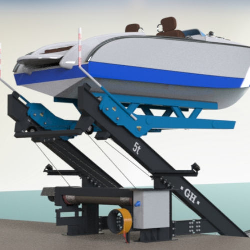 Sistema di varo per barca - GH Cranes & Components