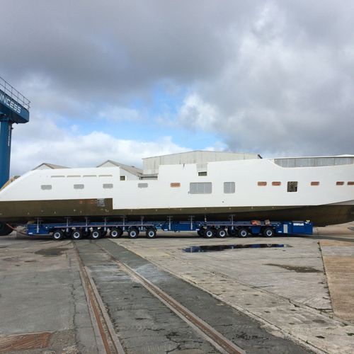 Carrello per movimentazione - MBT 300 - ABI TRAILERS - per barca / per cantiere navale / semovente
