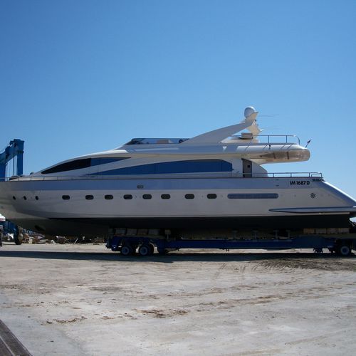 Carrello per movimentazione - MBT 100 - ABI TRAILERS - per barca / per cantiere navale / semovente